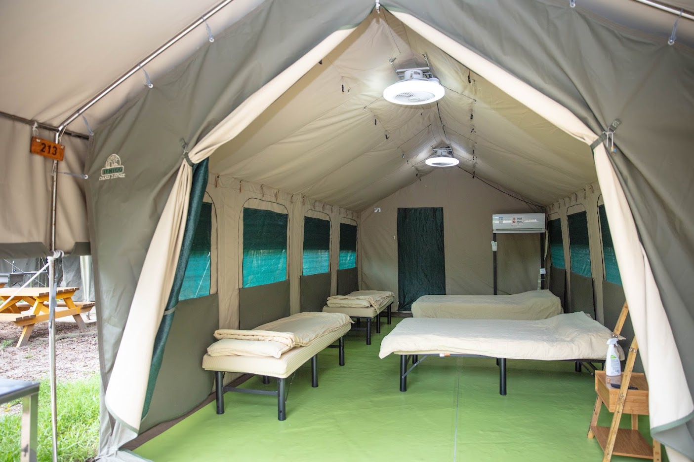 African clearance safari tents